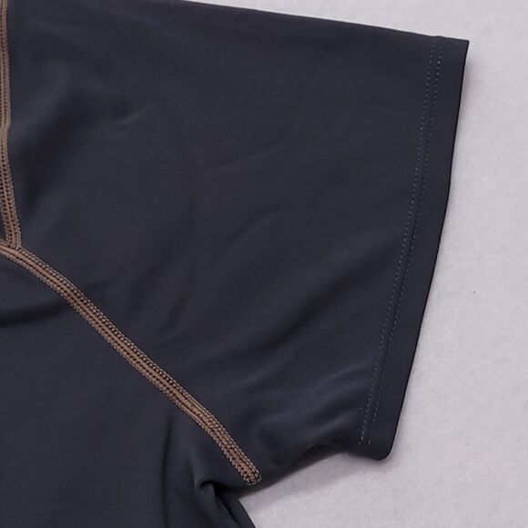 Asics Athletic Short Sleeve Pullover Active T Shirt Womens Size Large L Gray - Picture 5 of 8